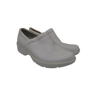 Align By Nurse Mates Indya Slip Resistant Nursing Clog White Leather Size 10M